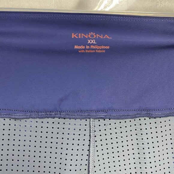 KINONA Party Pleated Golf Skort Women XXL Navy Lined Waistband Zip Pockets New - Picture 5 of 14